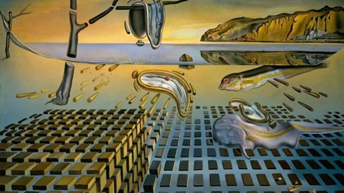 Desintegración de la persistencia de la memoria. Salvador Dali, 1954
