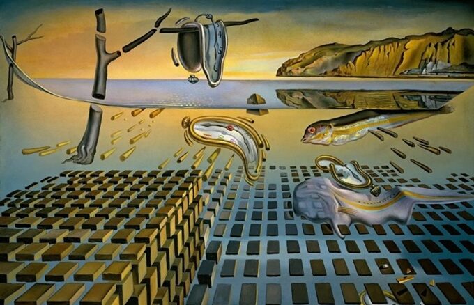 Desintegración de la persistencia de la memoria. Salvador Dali, 1954